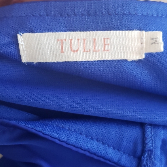 TULEE Cobalt Blue Maxi w/Spaghetti Straps, Medium - Picture 7 of 8